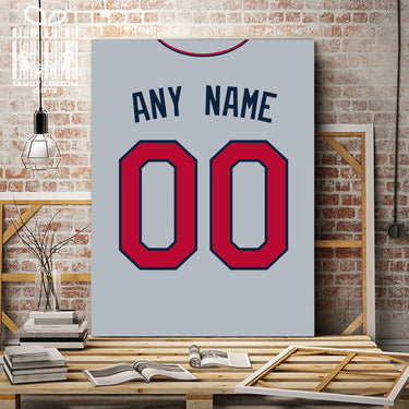 Minnesota Jersey Custom Canvas Print Wall Art for Boy Girl Men Women Baseball Personalized Canvas Art